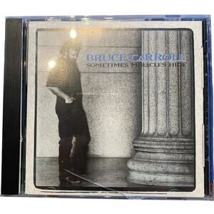 Vintage 1991 Sometimes Miracles Hide Christian CD Bruce Carroll VG Condition